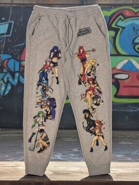 Broken Promise Gray Graphic Jogger Sweatpants